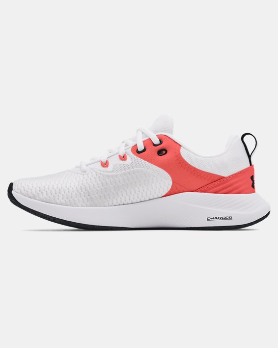 Women's UA Charged Breathe 3 Training Shoes in White image number 1